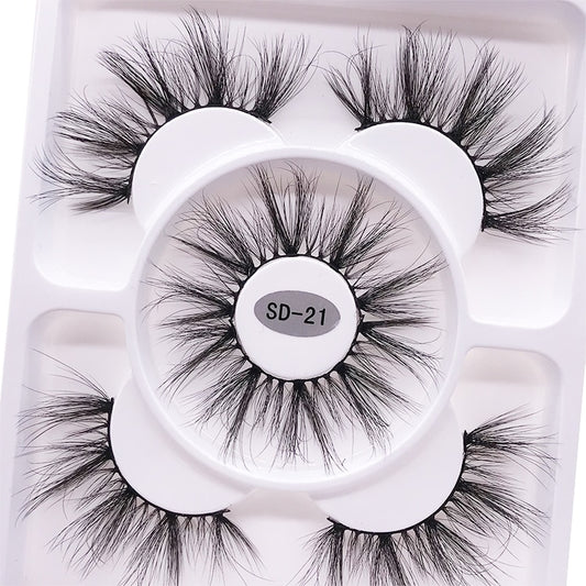 2023 New 3 pairs natural false eyelashes for beauty-SD series