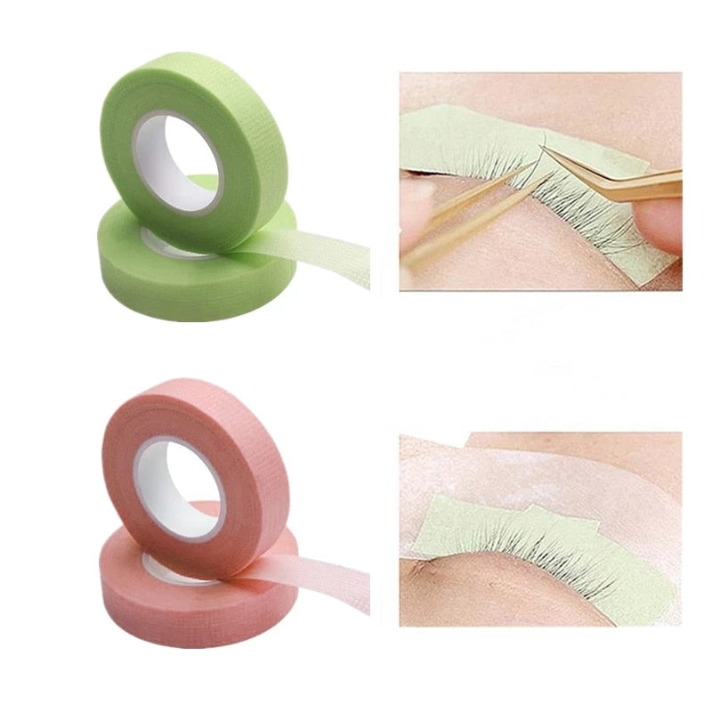 Eyelash Tape 5 Rolls Breathable Non-woven Cloth Adhesive Tape