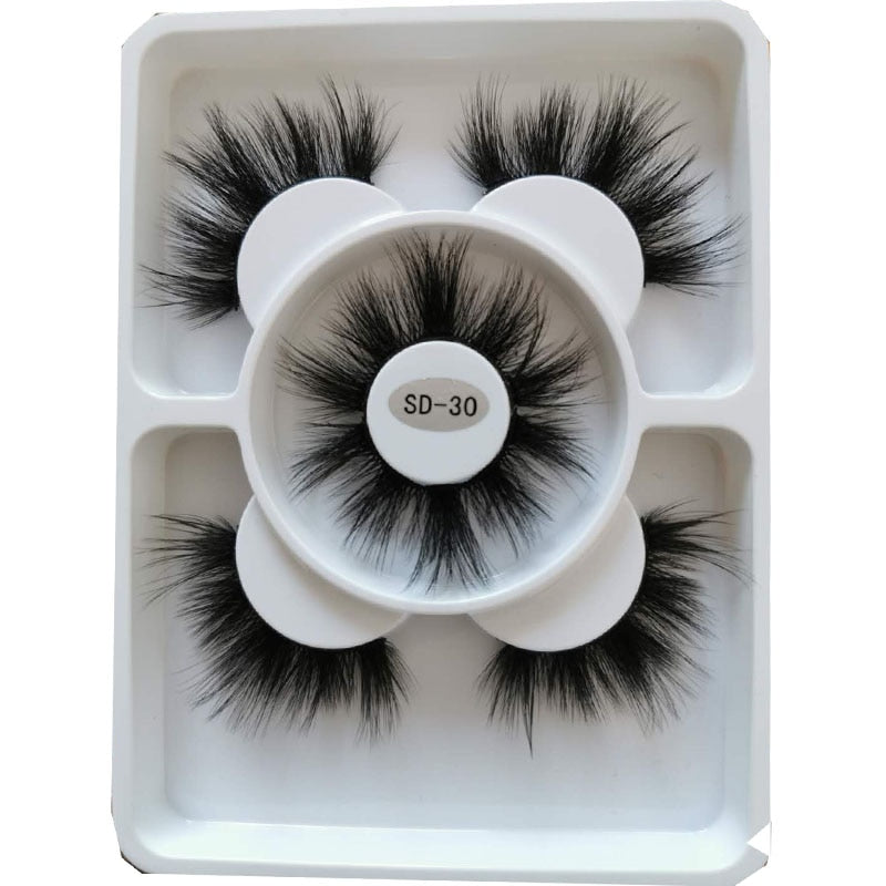 2023 New 3 pairs natural false eyelashes for beauty-SD series