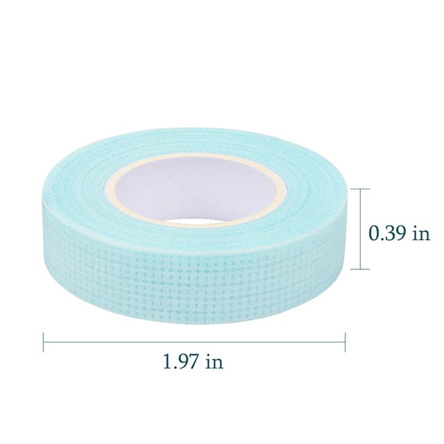 Eyelash Tape 5 Rolls Breathable Non-woven Cloth Adhesive Tape