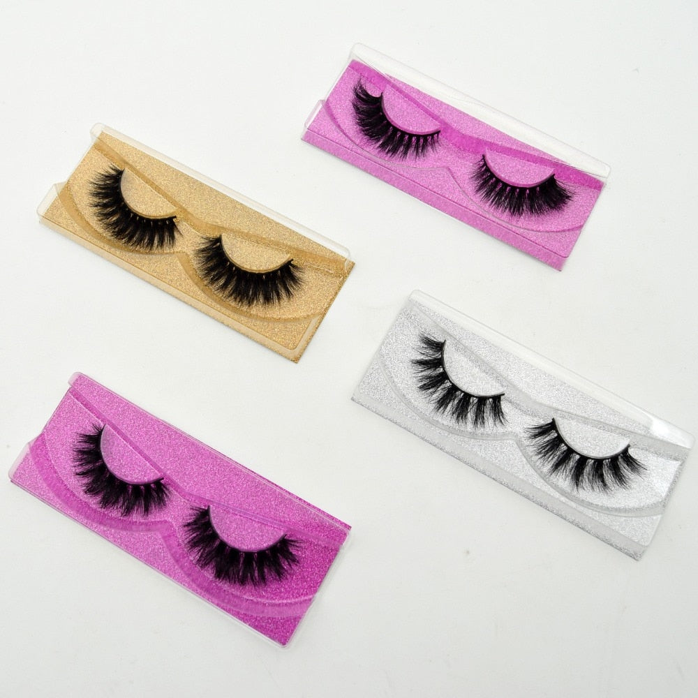 3D Real Mink Eyelashes Beauty Handmade 100%-D series 101