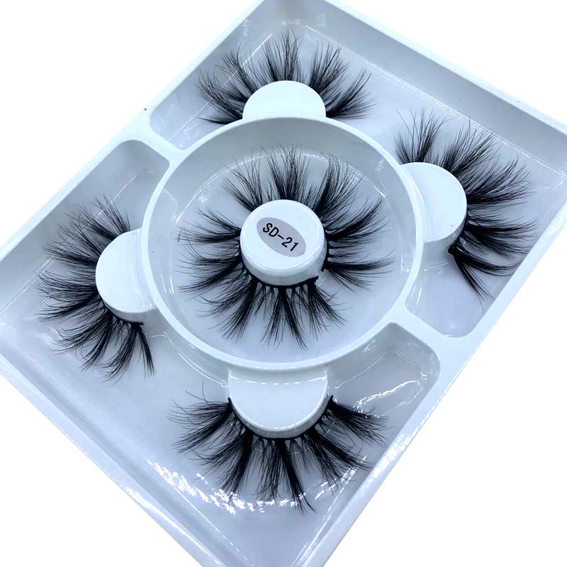 2023 New 3 pairs natural false eyelashes for beauty-SD series