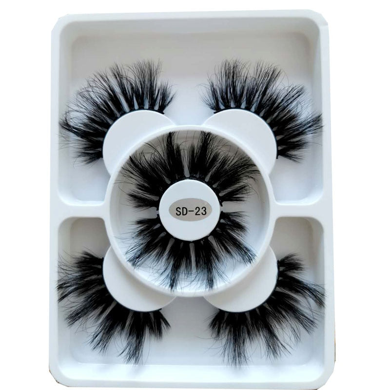 2023 New 3 pairs natural false eyelashes for beauty-SD series