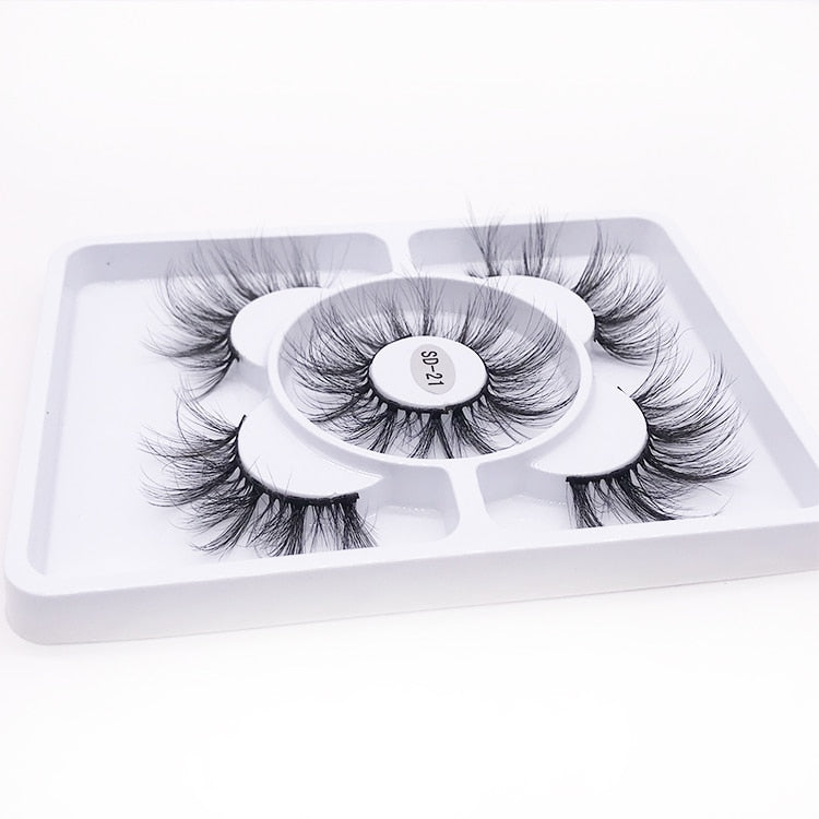 2023 New 3 pairs natural false eyelashes for beauty-SD series