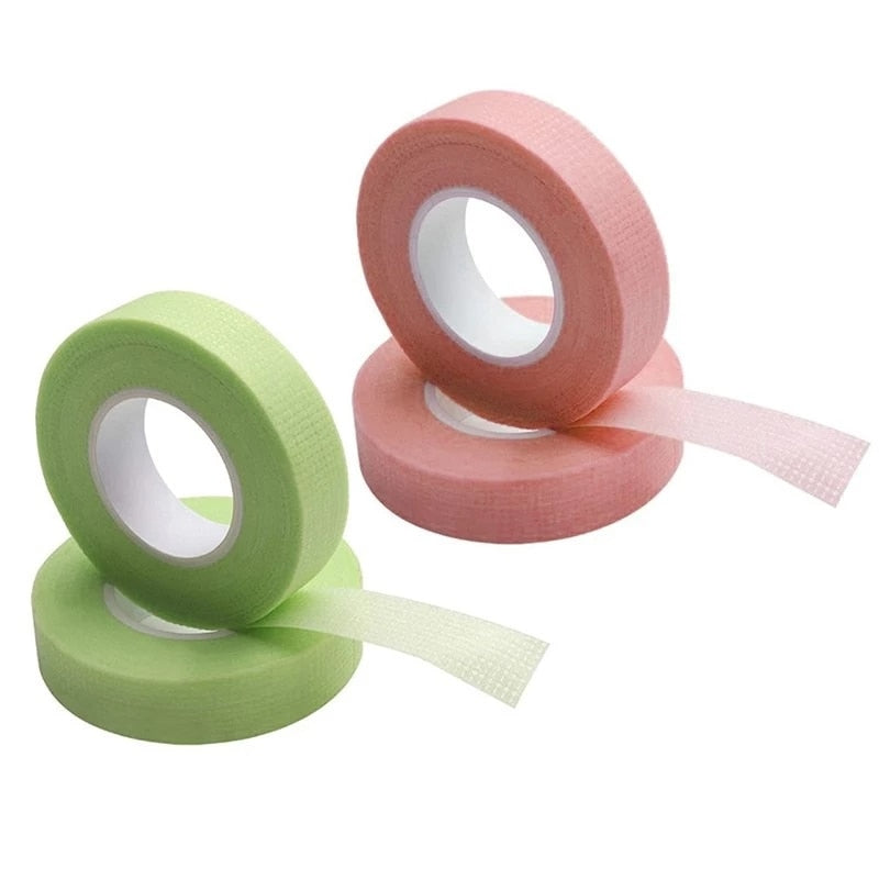 Eyelash Tape 5 Rolls Breathable Non-woven Cloth Adhesive Tape