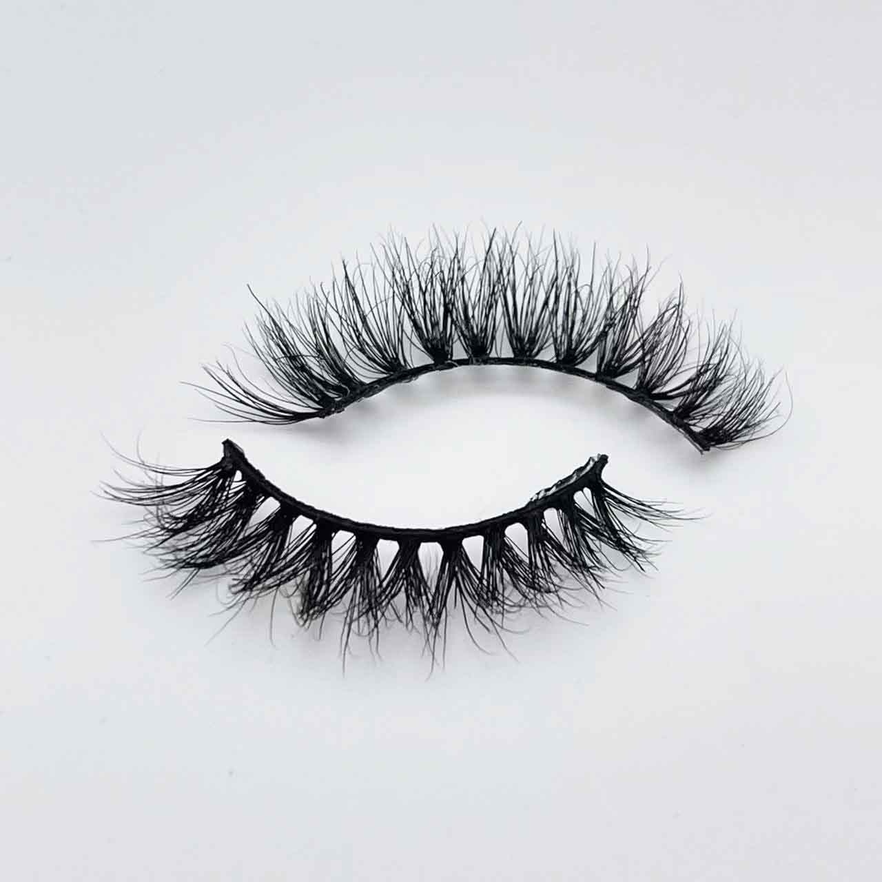 Soft Mink Eyelashes 3D Curl Winged End Eye Elongated-ZY series