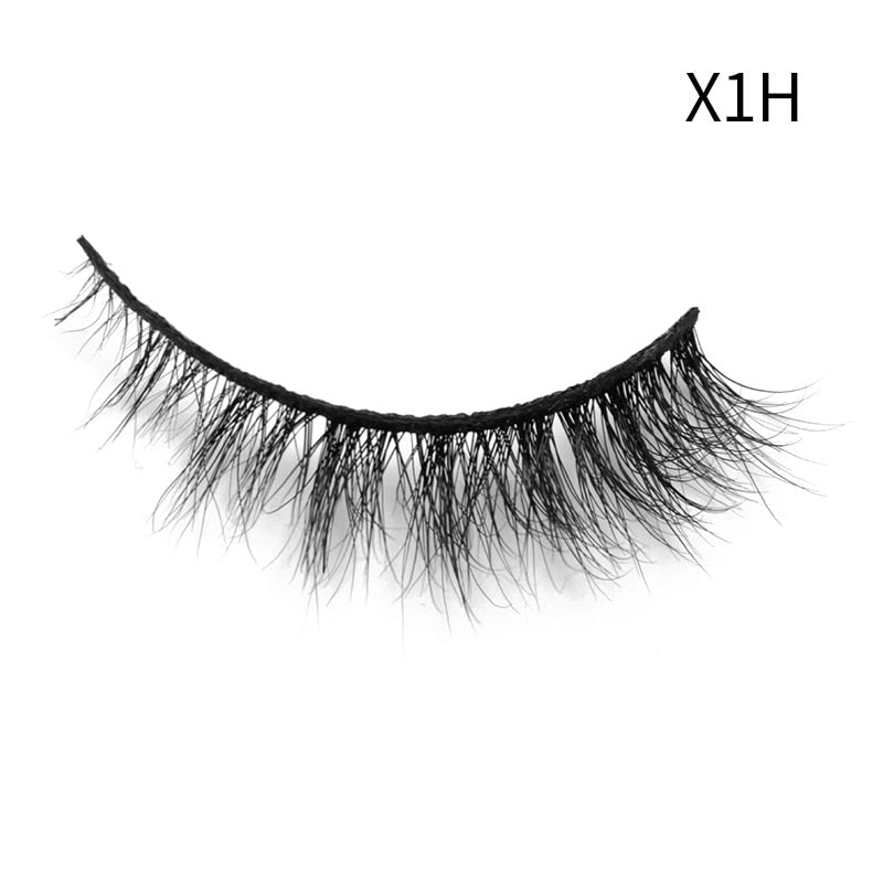 Soft Mink Eyelashes 3D Curl Winged End Eye Elongated-MZA2212