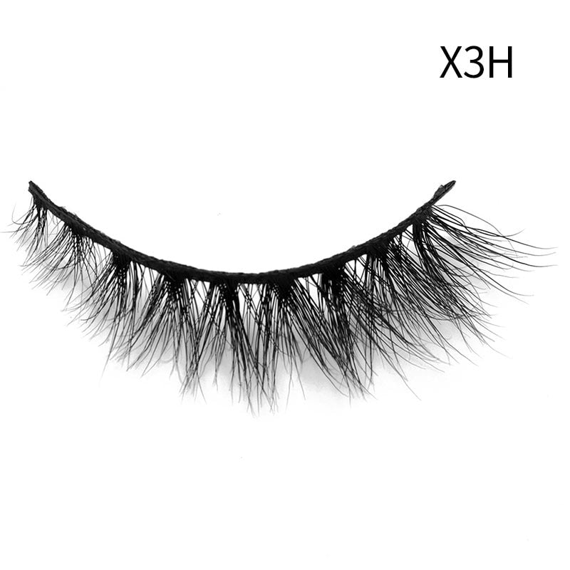 Soft Mink Eyelashes 3D Curl Winged End Eye Elongated-MZA2212