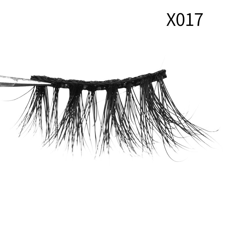 Soft Mink Eyelashes 3D Curl Winged End Eye Elongated-MZA2212