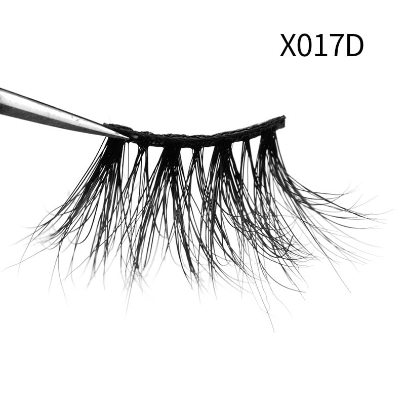 Soft Mink Eyelashes 3D Curl Winged End Eye Elongated-MZA2212