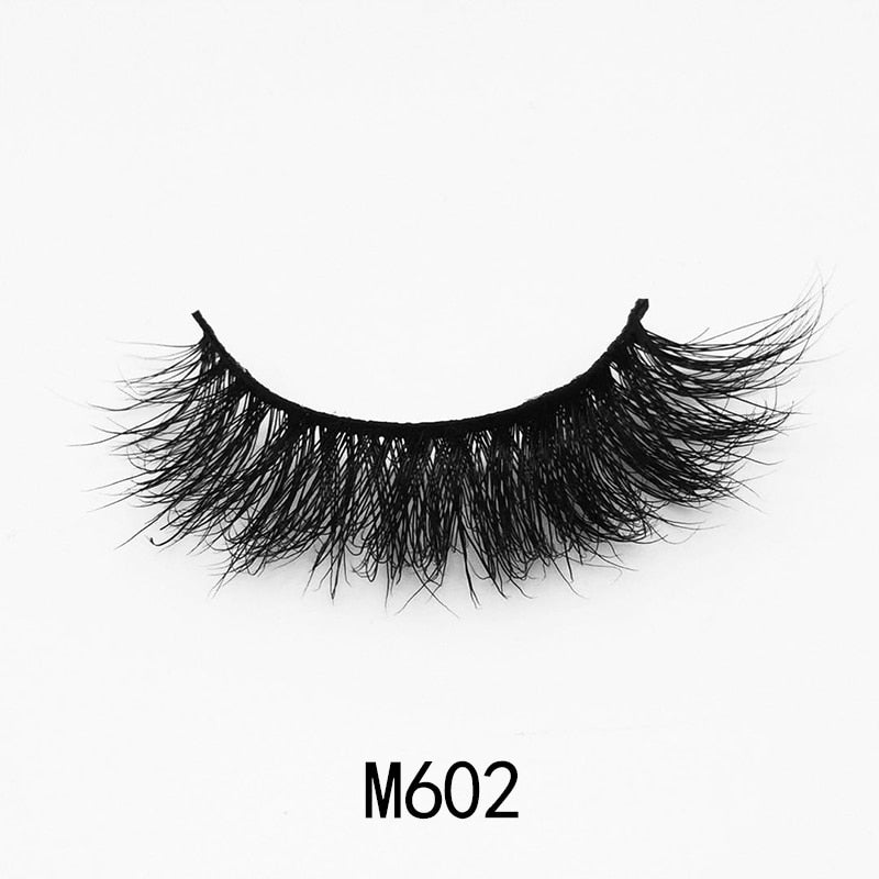 New Handmade Mink Eyelashes 3D Curl Winged-M series