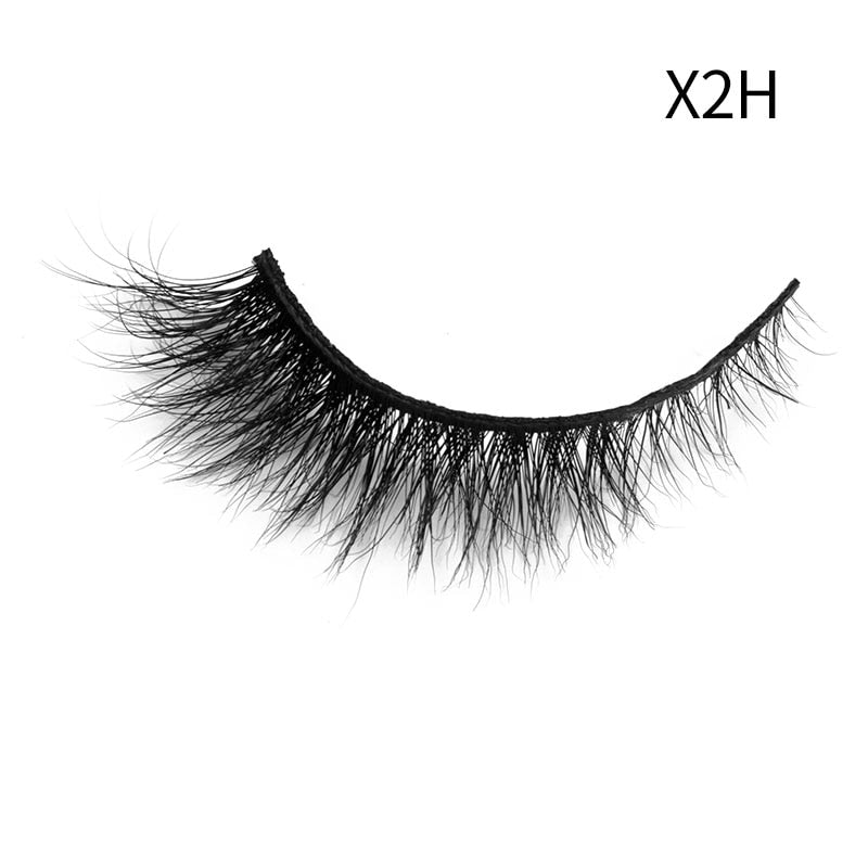 Soft Mink Eyelashes 3D Curl Winged End Eye Elongated-MZA2212