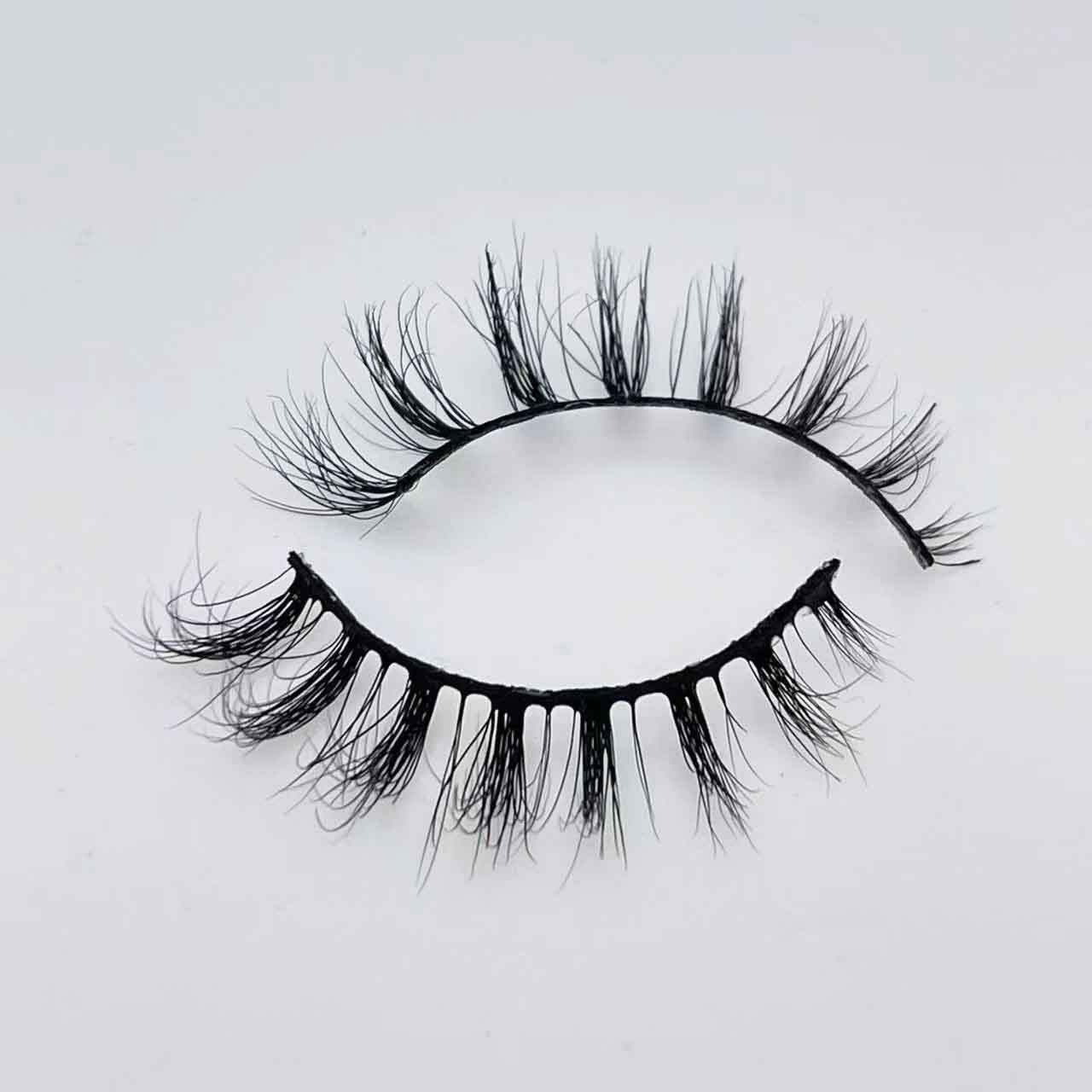 Soft Mink Eyelashes 3D Curl Winged End Eye Elongated-ZY series