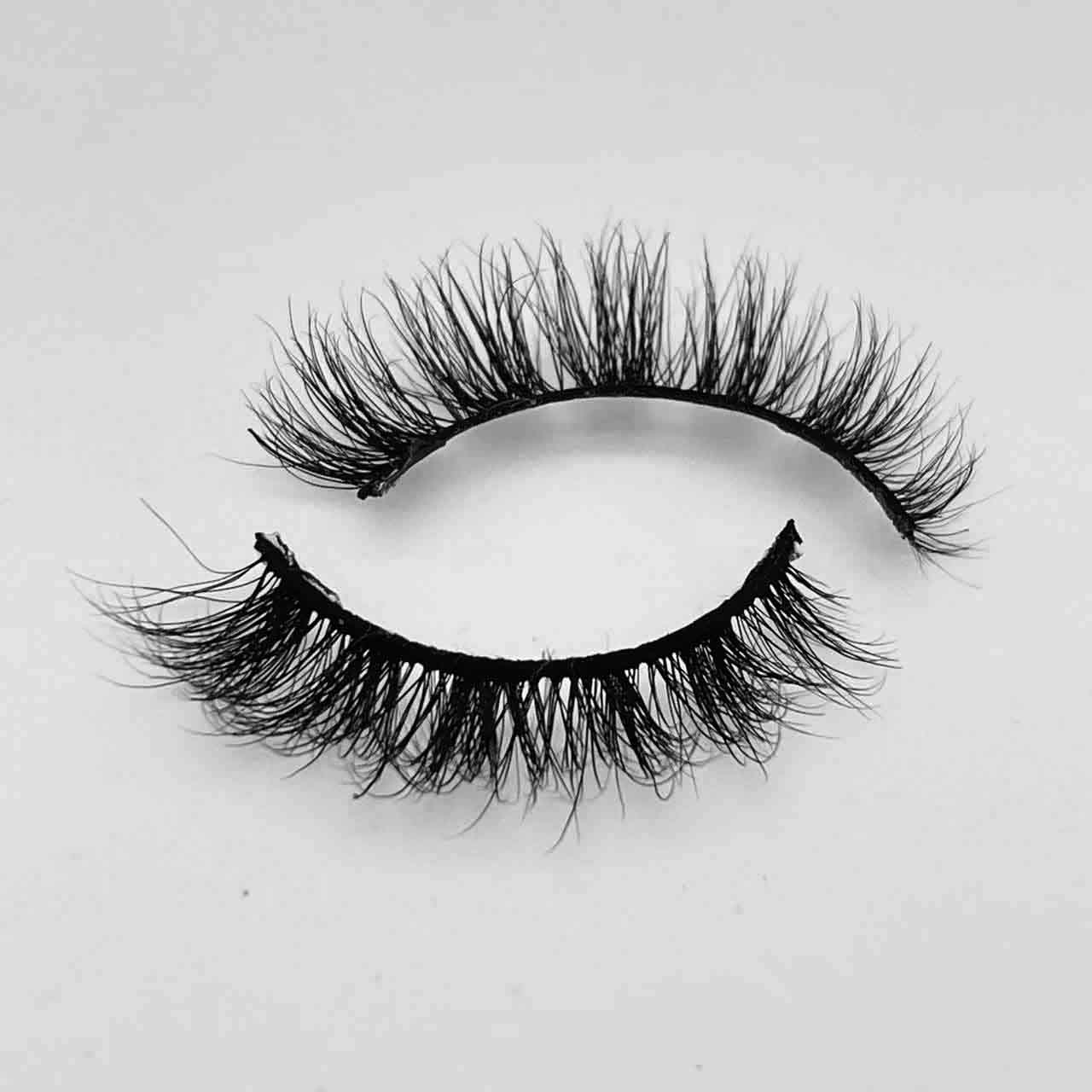 Soft Mink Eyelashes 3D Curl Winged End Eye Elongated-ZY series