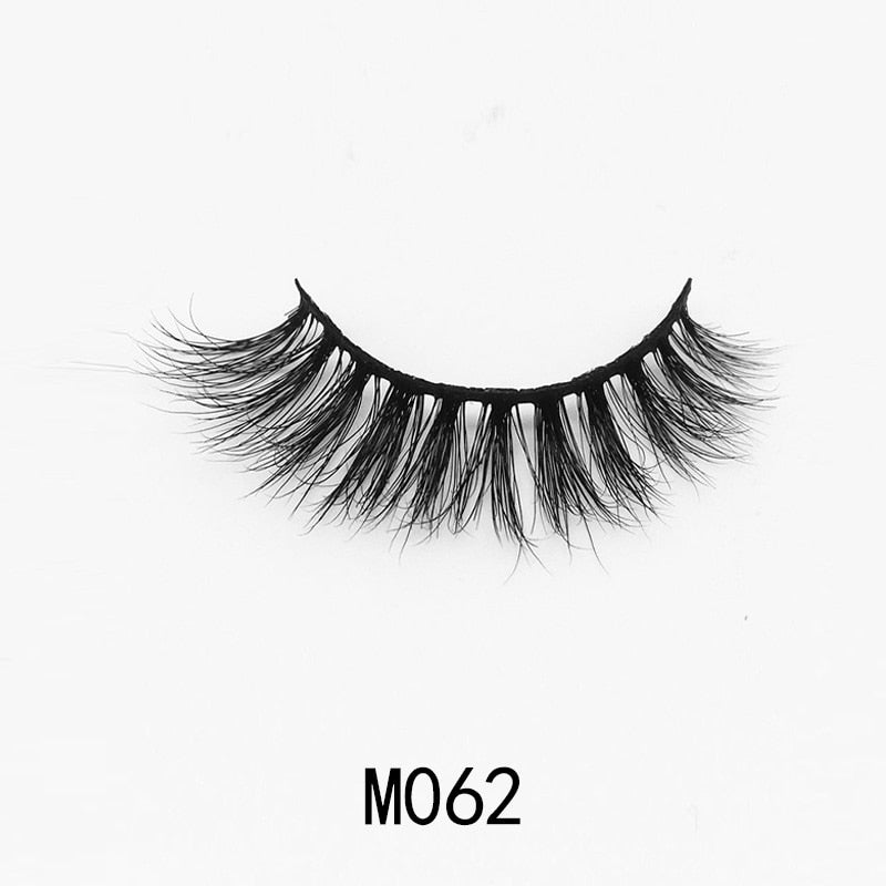 New Handmade Mink Eyelashes 3D Curl Winged-M series