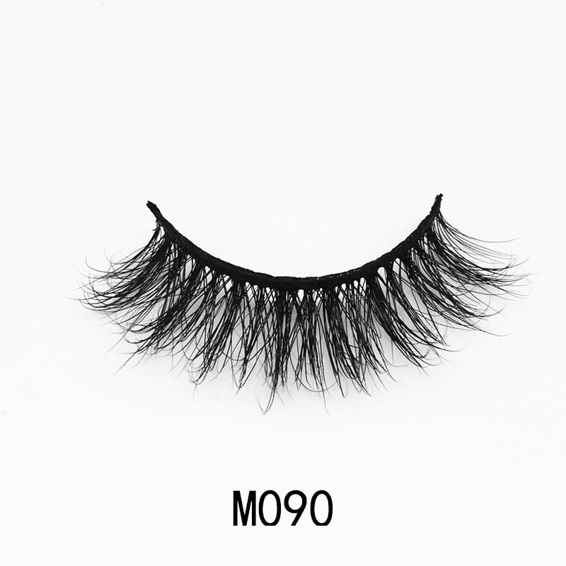 New Handmade Mink Eyelashes 3D Curl Winged-M series