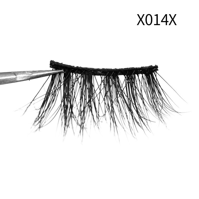 Soft Mink Eyelashes 3D Curl Winged End Eye Elongated-MZA2212