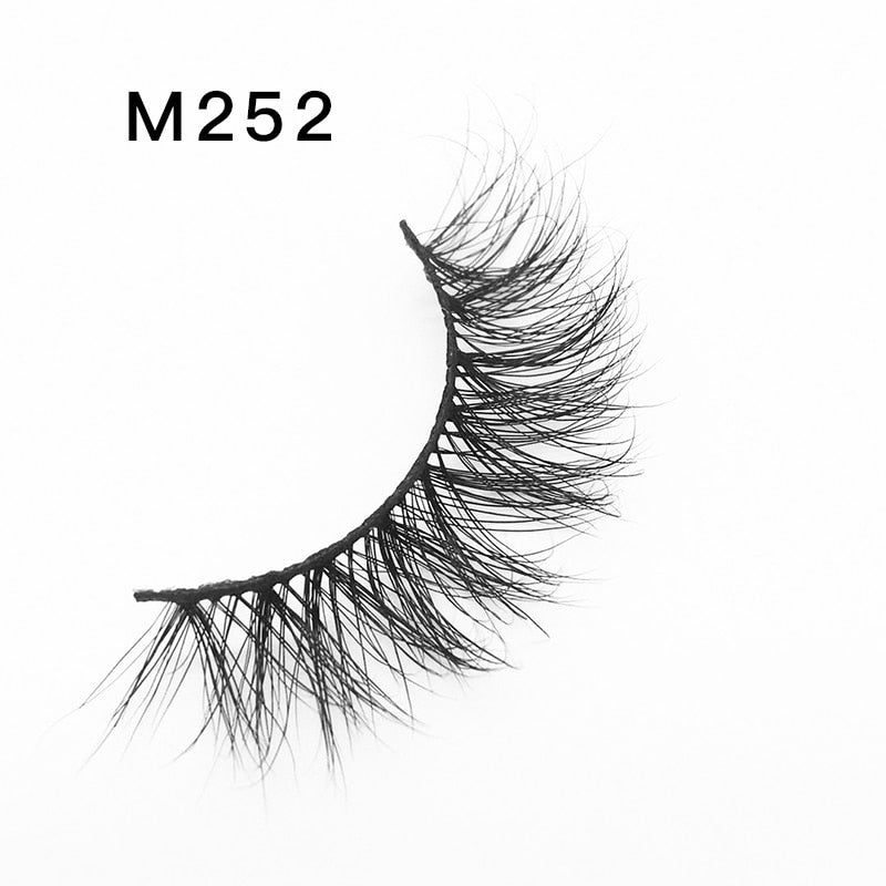 New Handmade Mink Eyelashes 3D Curl Winged-MZA2080