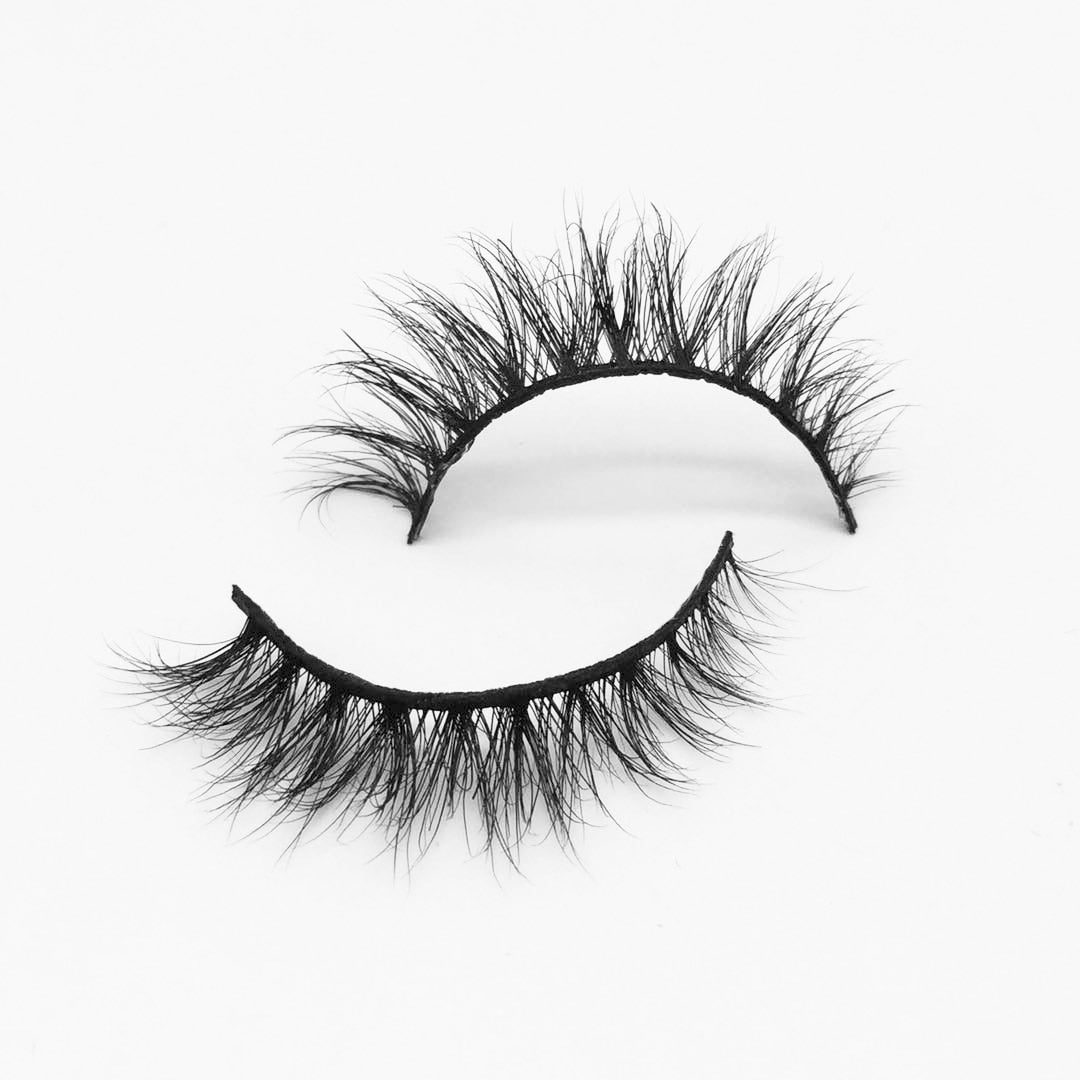 Soft Mink Eyelashes 3D Curl Winged End Eye Elongated-ZY series