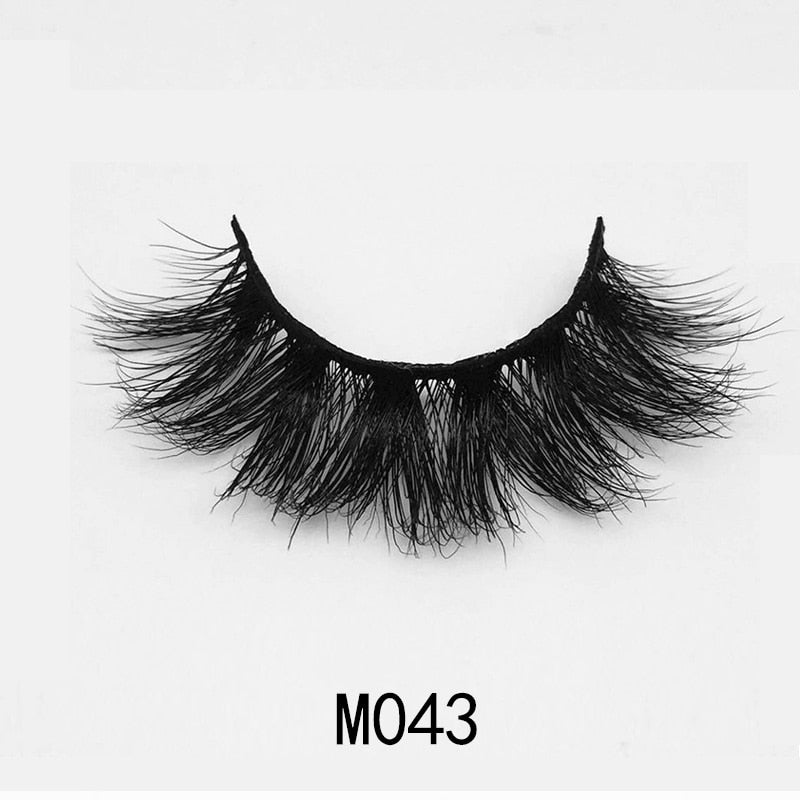 New Handmade Mink Eyelashes 3D Curl Winged-M series