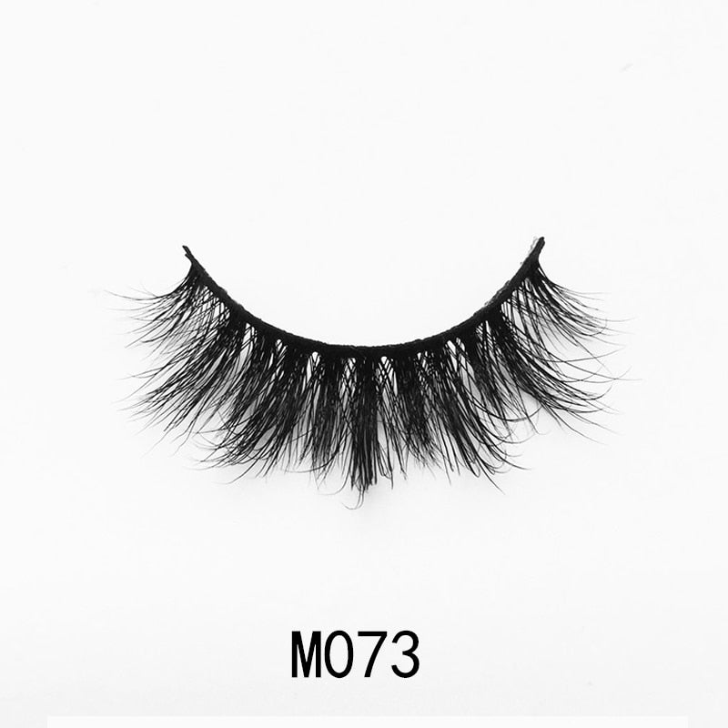 New Handmade Mink Eyelashes 3D Curl Winged-M series