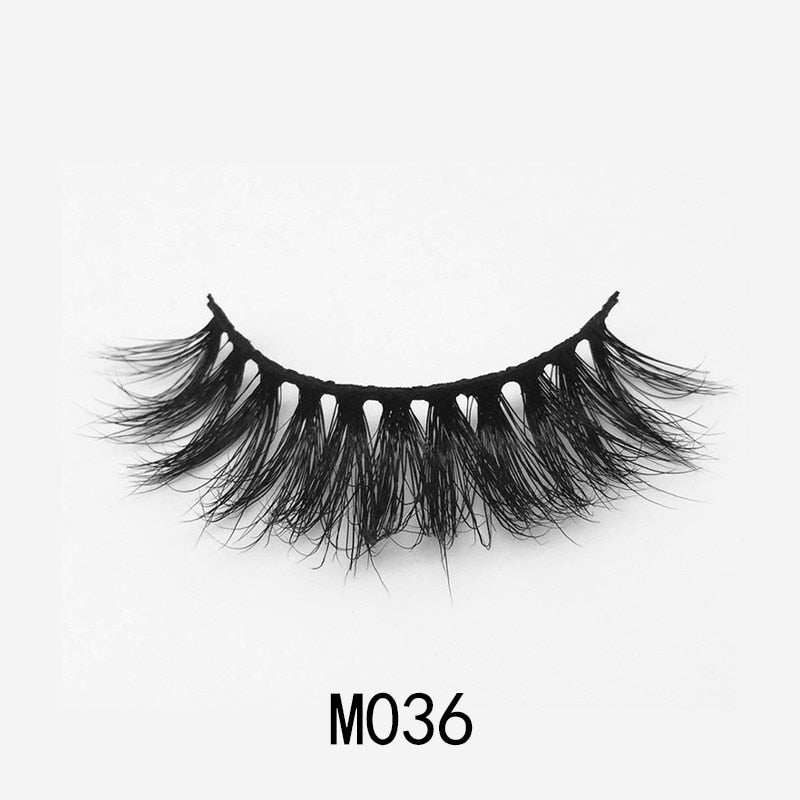 New Handmade Mink Eyelashes 3D Curl Winged-M series