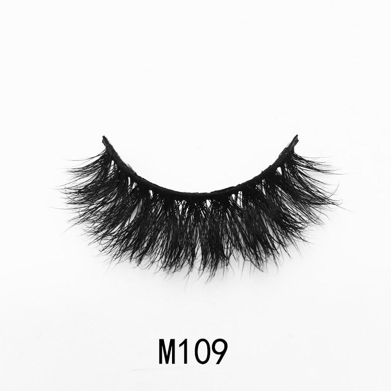 New Handmade Mink Eyelashes 3D Curl Winged-M series